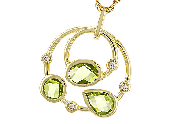 C329-81924: NECKLACE 2.20 PERIDOT 2.26 TGW