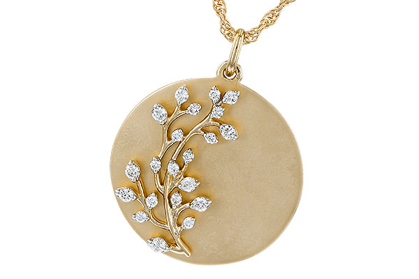 C329-81942: NECKLACE .24 TW
