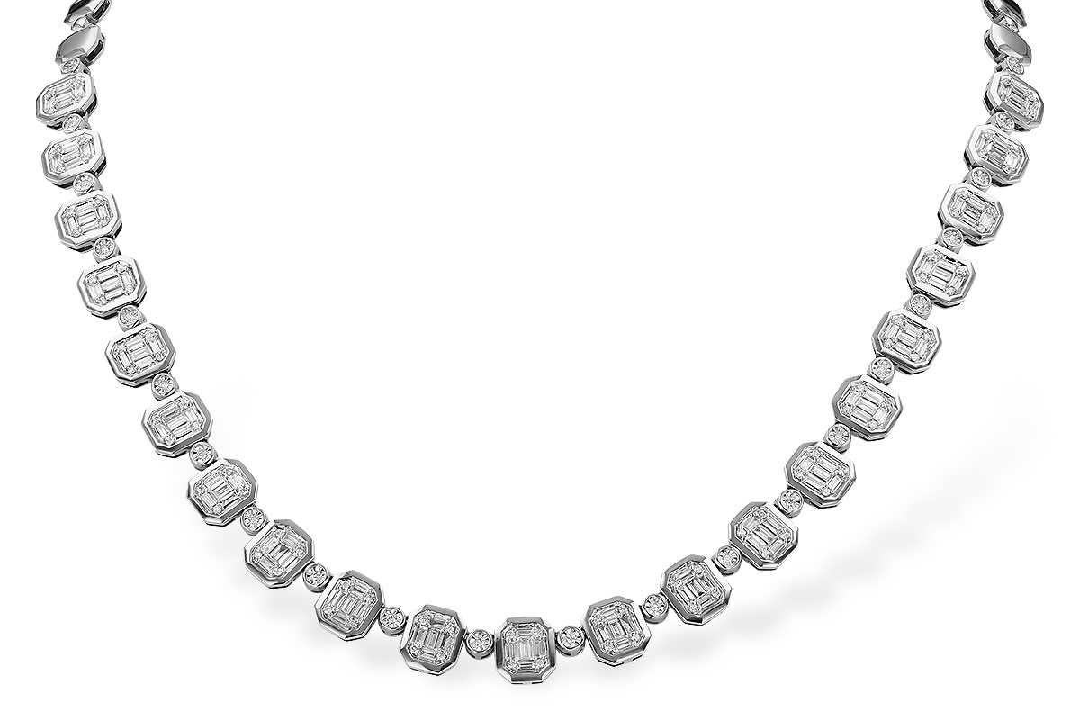 C329-81969: NECKLACE 1.39 BAG 1.80 TW (16")