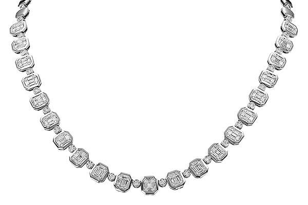 C329-81969: NECKLACE 1.39 BAG 1.80 TW (16")