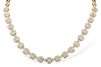 C329-81969: NECKLACE 1.39 BAG 1.80 TW (16")
