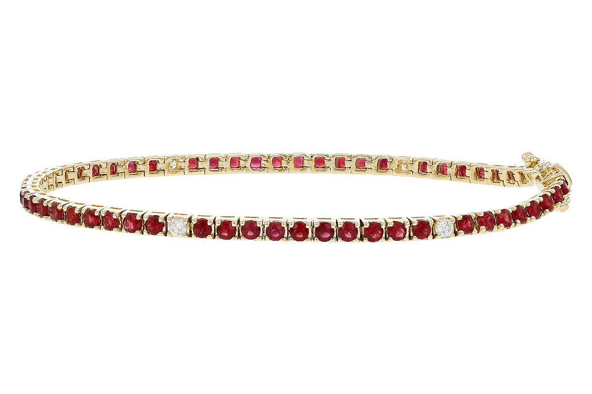 C329-82906: BRACELET 3.04 RUBY 3.29 TGW (7")