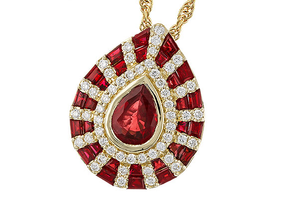 C329-85615: NECK 2.05 TW RUBY 2.29 TGW (7x5MM PS)