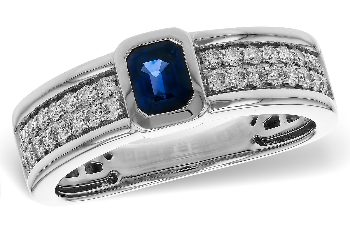 C329-88351: LDS RG .55 SAPPHIRE .88 TGW (5x4MM SA)
