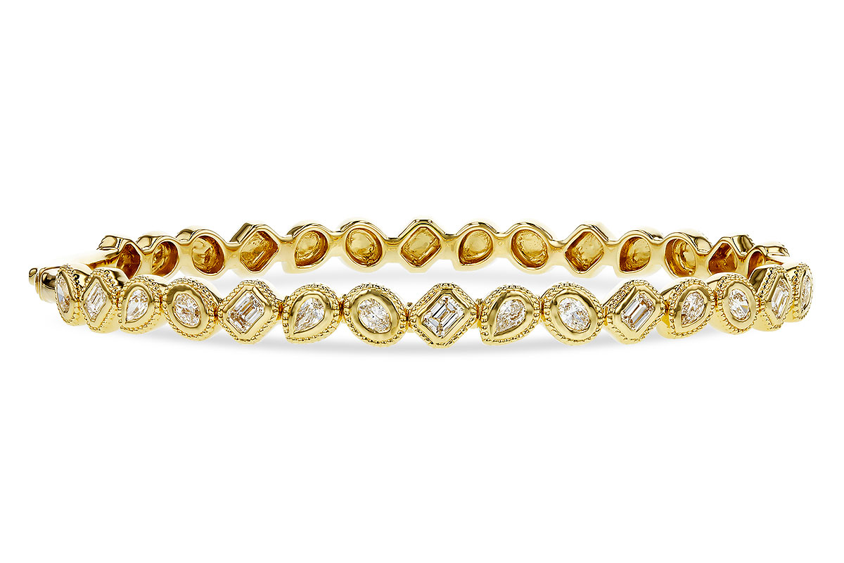 C329-89260: BANGLE 1.00 TW FANCY CUT DIAS