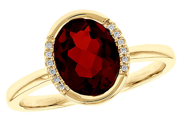 C330-73778: LDS RG 2.02 TW GARNET 2.05 TGW (9x7 GAR)