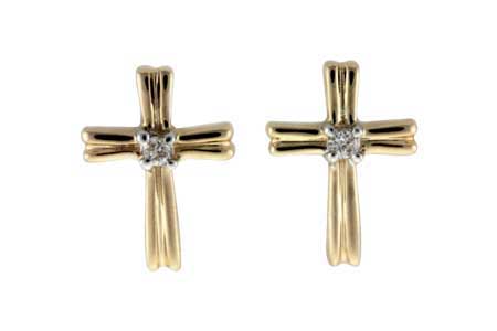 D055-34678: EARRINGS .03 TW