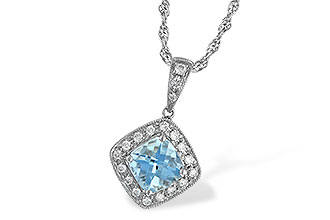 D061-63760: NECKLACE .80 AQUA .93 TGW