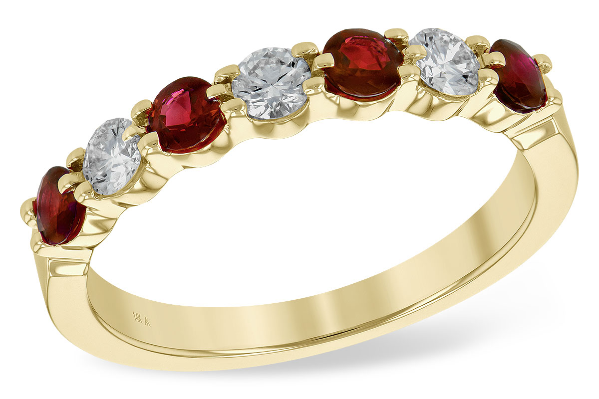 D244-42869: LDS WED RG .48 RUBY .78 TGW