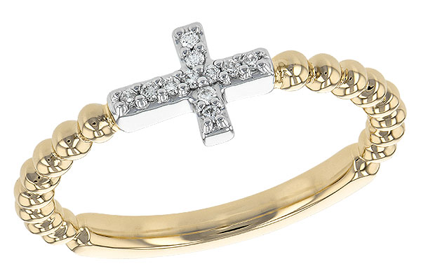D245-29206: LDS DIA RG .05 TW (B244-42851 YG RING & WG SETTING)