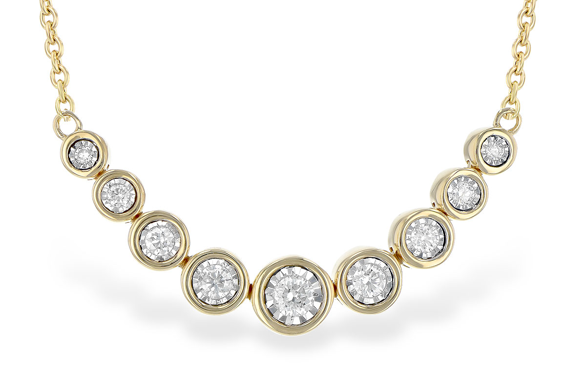 D245-31933: NECKLACE .25 TW (18")