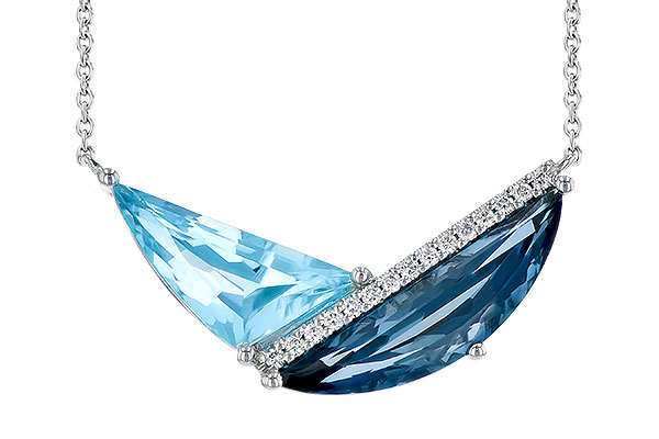 D328-02878: NECK 4.66 BLUE TOPAZ 4.75 TGW (18")