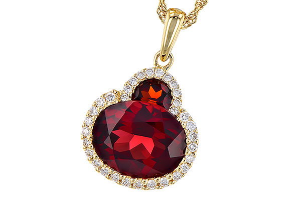 D328-07442: NECK 3.02 TW GARNET 3.16 TGW