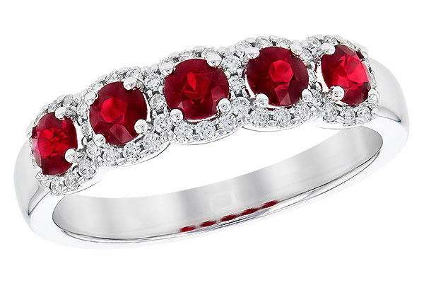 D328-91006: LDS RG .66 TW RUBY .86 TGW