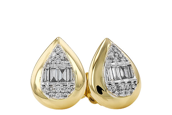 D328-99206: EARRINGS .09 BAG .18 TW