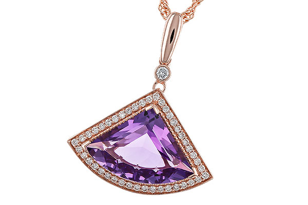 D329-83742: NECKLACE 2.80 AMETHYST 2.97 TGW