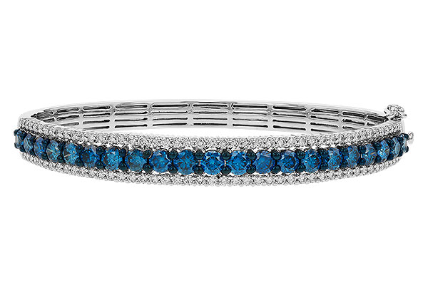 D329-86515: BANGLE 4.05 BLUE DIAS 5.50 TW