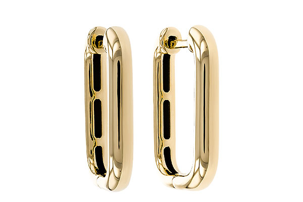 D329-87451: GOLD EARRINGS (18MM)