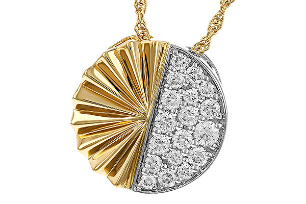 D329-88278: NECKLACE .50 TW