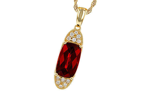 D329-88287: NECK 2.45 GARNET 2.55 TGW