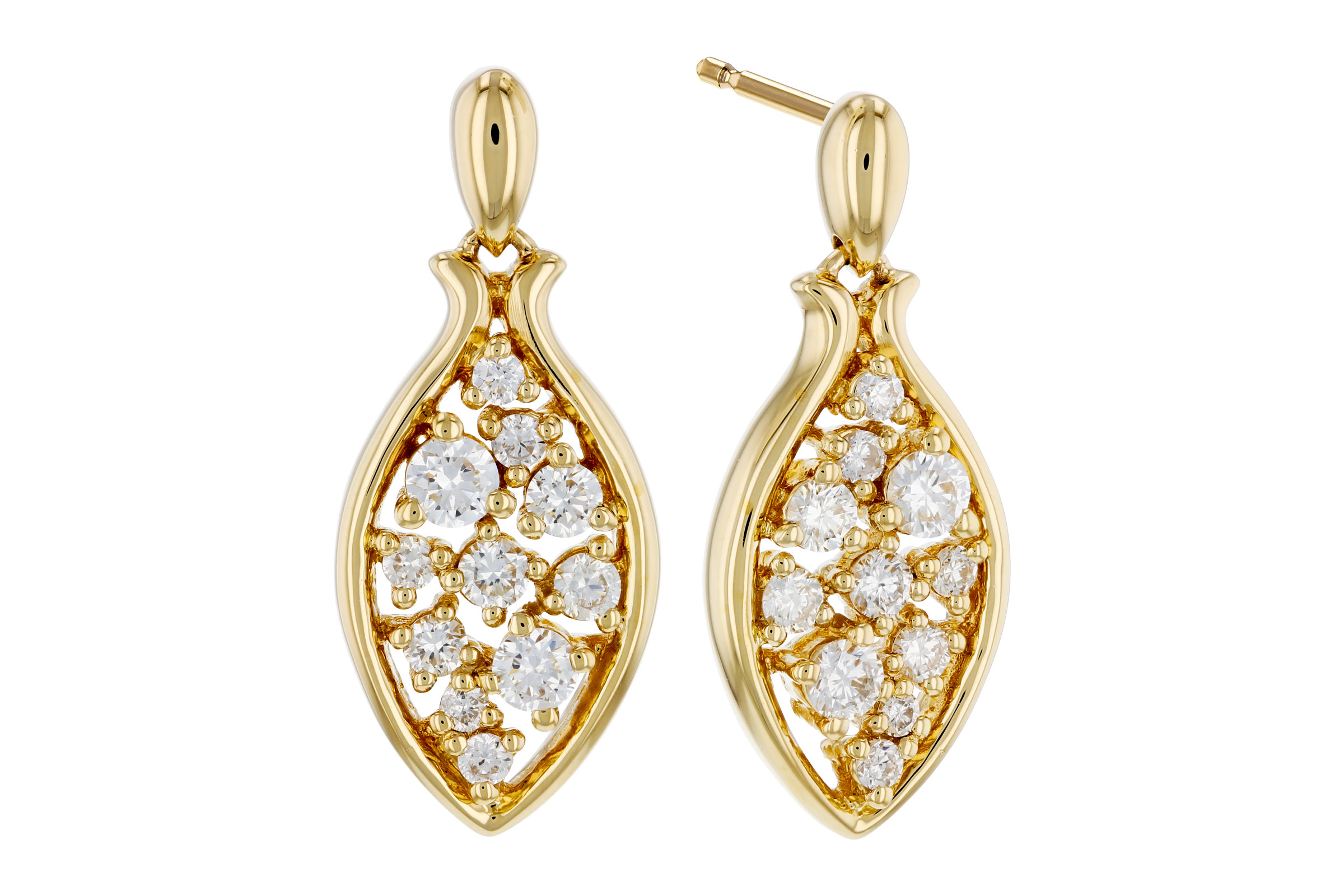 D330-74660: EARRINGS .40 TW