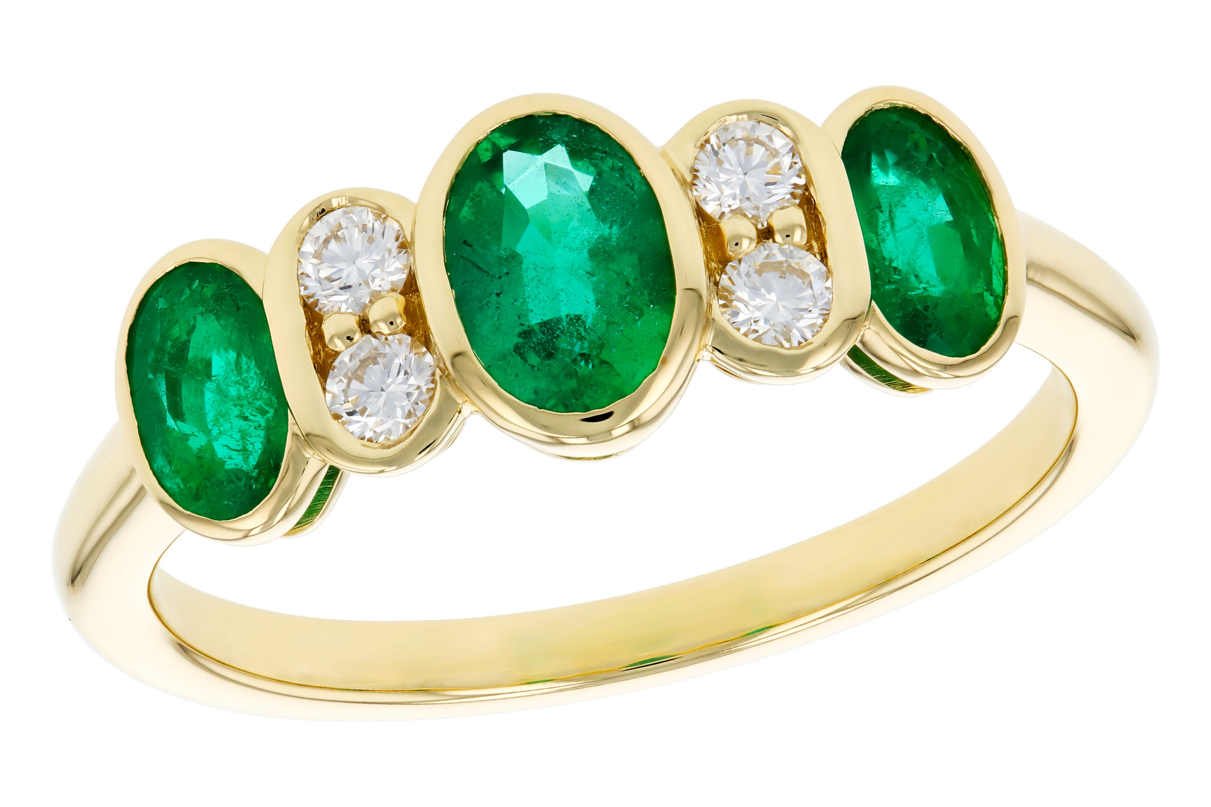 D330-75578: LDS RG .90 TW EMERALD 1.05 TGW