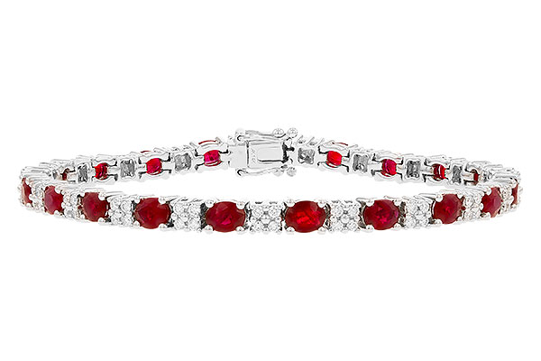 E055-28333: BRACELET 7.10 RUBY 7.92 TGW