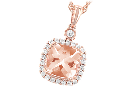 E241-65596: NECK 1.09 MORGANITE 1.26 TGW (7MM MORG)