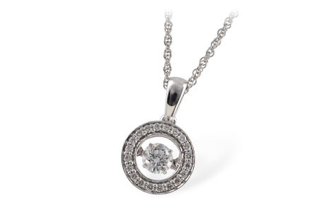 E241-71069: NECKLACE .33 TW