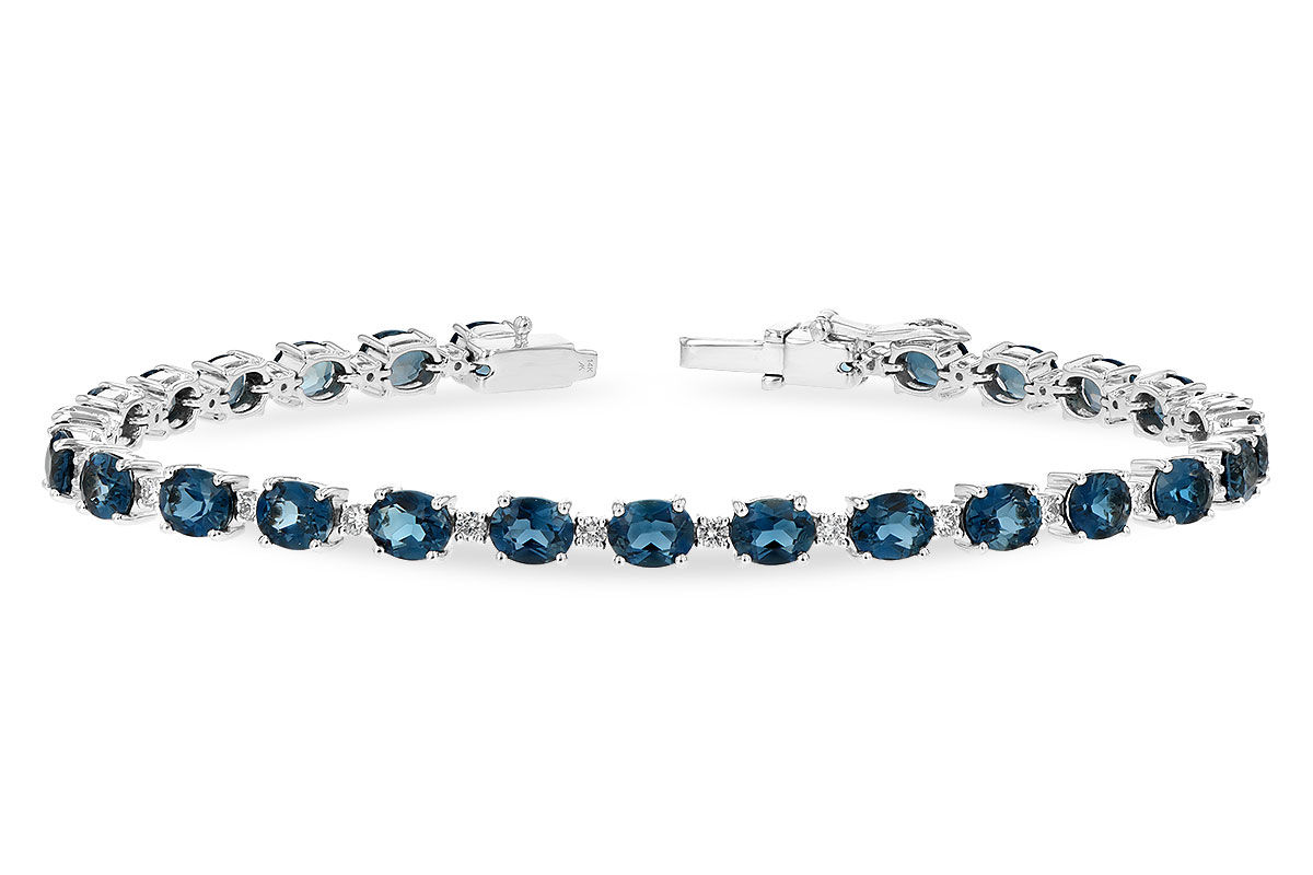 E244-38287: BRACELET 8.97 LONDON BLUE TPZ 9.55 TGW