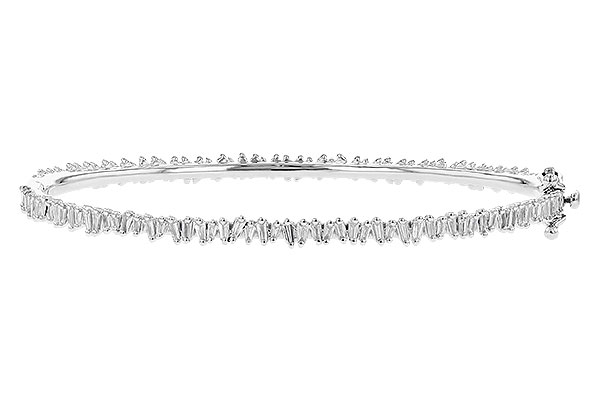 E328-01051: BANGLE .75 TW BAGUETTE DIAS