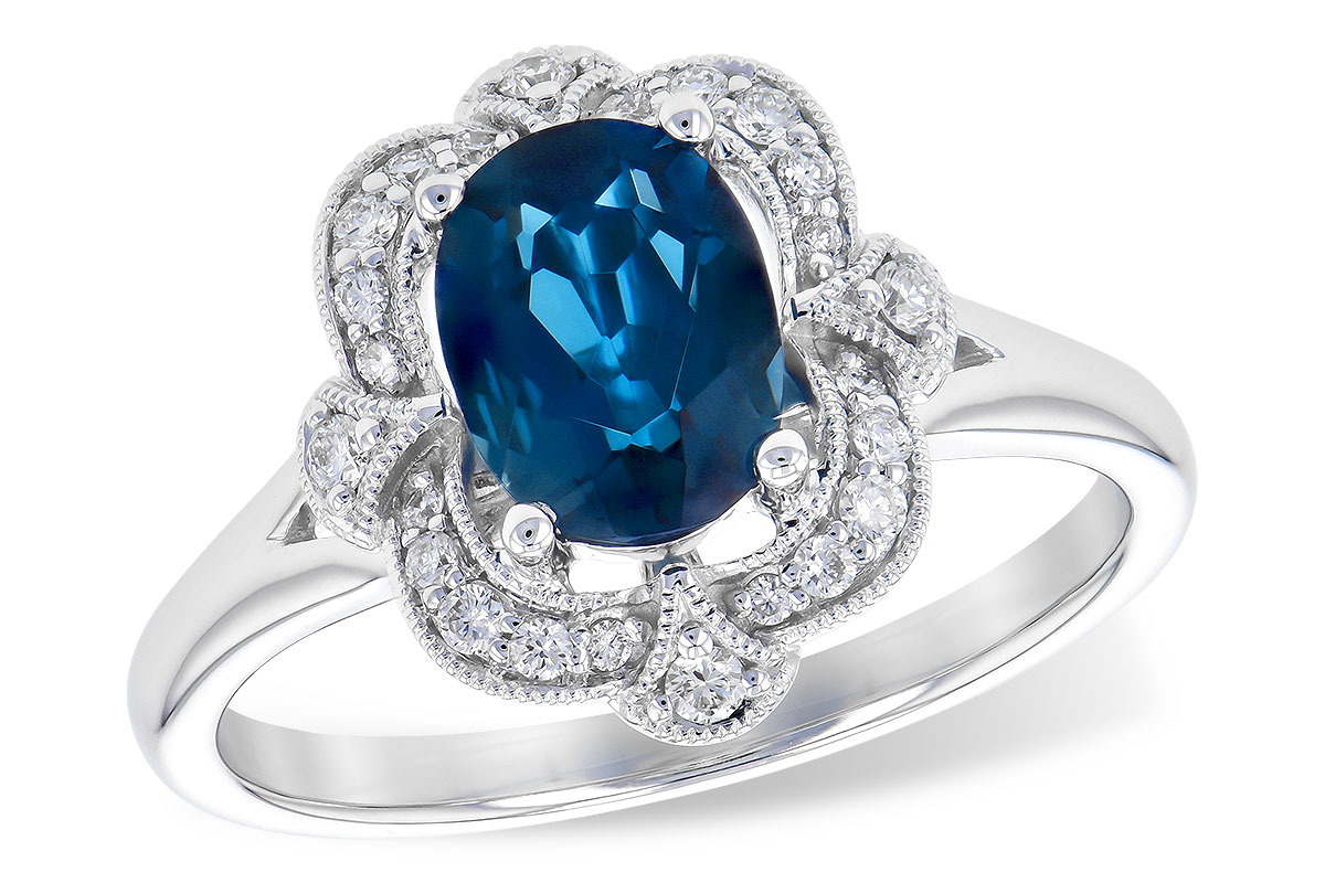 E328-06487: LDS RG 1.35 LONDON BLUE TOPAZ 1.50 TGW
