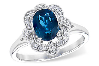 E328-06487: LDS RG 1.35 LONDON BLUE TOPAZ 1.50 TGW