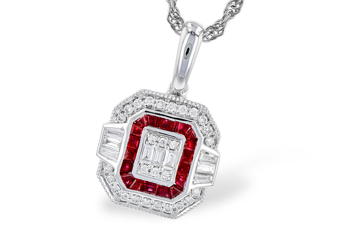 E328-91015: NECK .29 TW RUBY .48 TGW