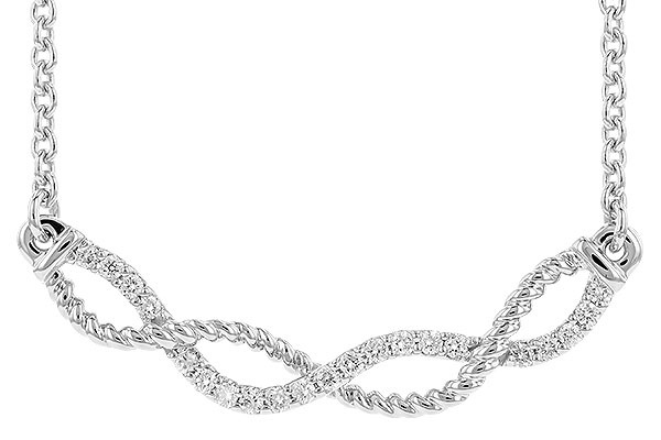 E328-91960: NECKLACE .12 TW (18")