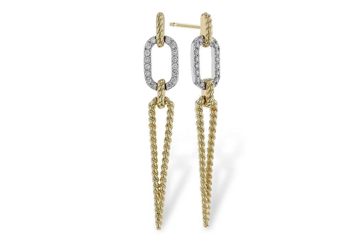 E329-83769: EARRINGS .20 TW