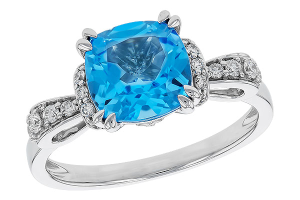 E329-85615: LDS RG 2.48 BLUE TOPAZ 2.70 TGW (8MM BT)