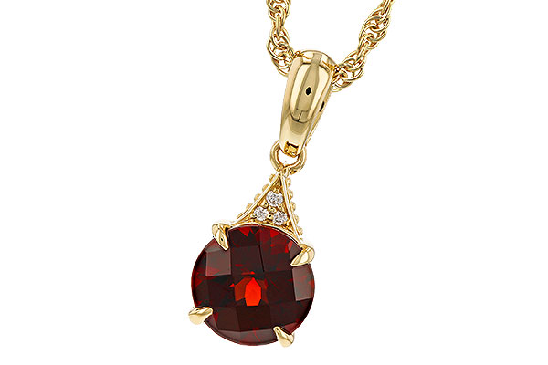 E329-88296: NECK 1.46 GARNET 1.47 TGW (7MM RD)