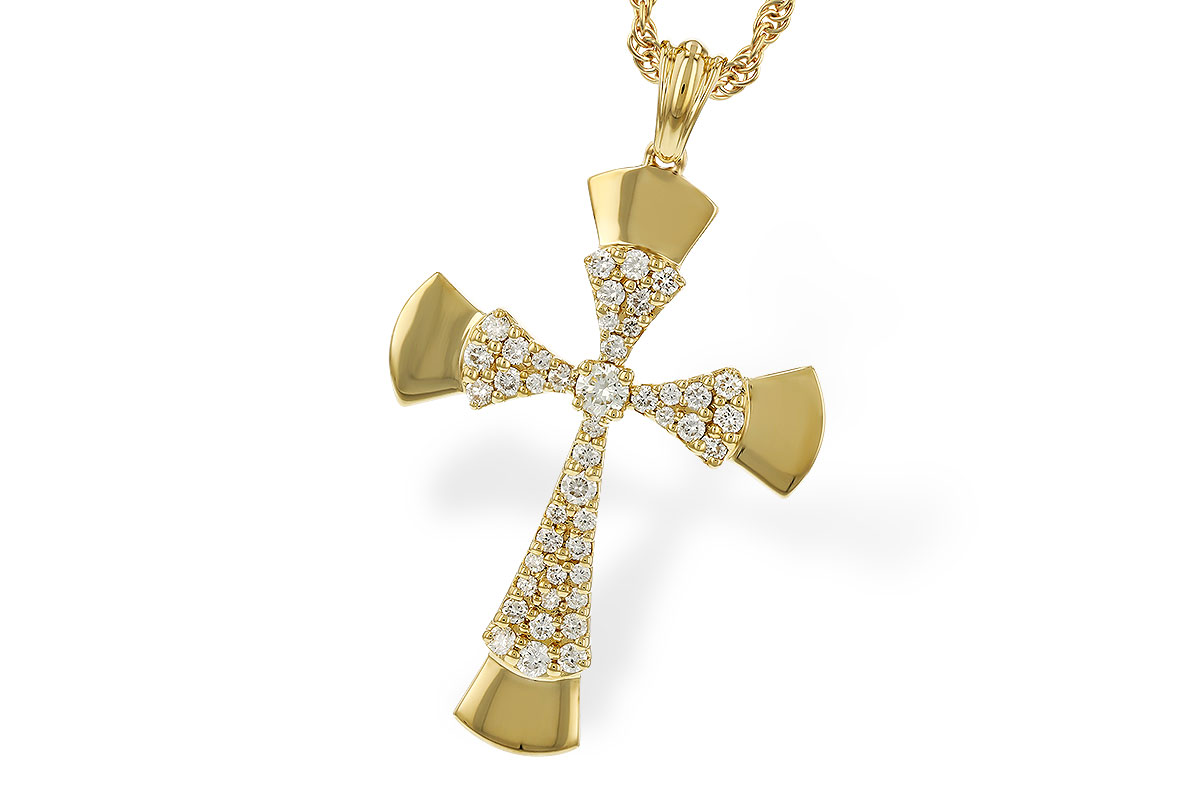 E329-88315: NECKLACE .36 TW