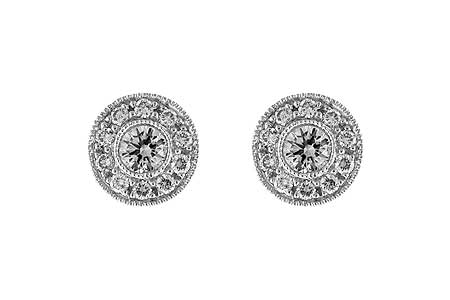 F055-34687: EARRINGS .50 TW