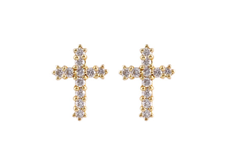 F055-34696: EARRINGS .15 TW