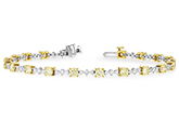 F243-51087: BRACELET 2.80 YELLOW DIA 4.01 TW
