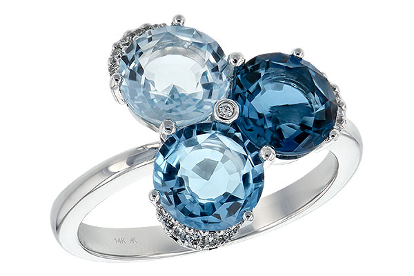 F244-37451: LDS RG 4.02 BLUE TOPAZ 4.07 TGW