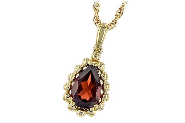 F244-40169: NECKLACE 1.38 CT GARNET