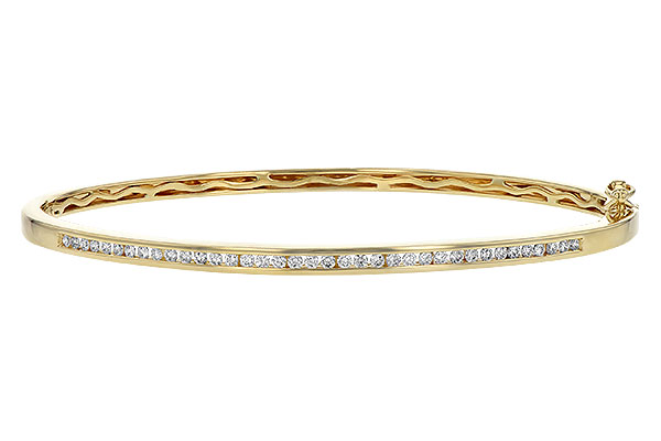 F244-41042: BANGLE BRACELET .50 TW