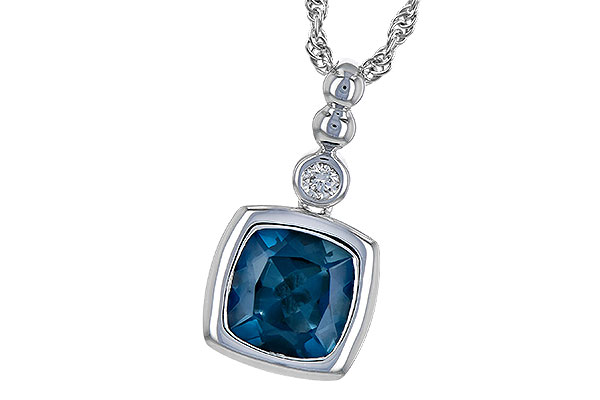 F245-30105: NECK 1.50 LONDON BLUE TOPAZ 1.54 TGW