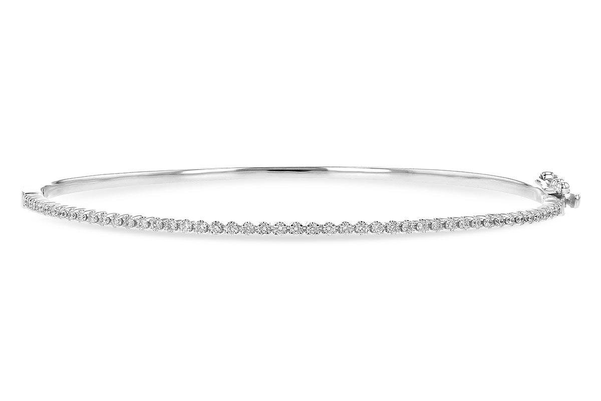 F245-35624: BANGLE BRACELET .50 TW