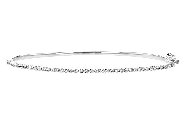 F245-35624: BANGLE BRACELET .50 TW