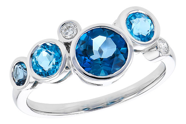 F328-06524: LDS RG 1.40 TW BLUE TOPAZ 1.45 TGW