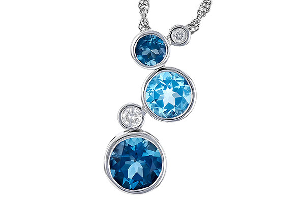 F328-06533: NECK 2.30 BLUE TOPAZ 2.40 TGW